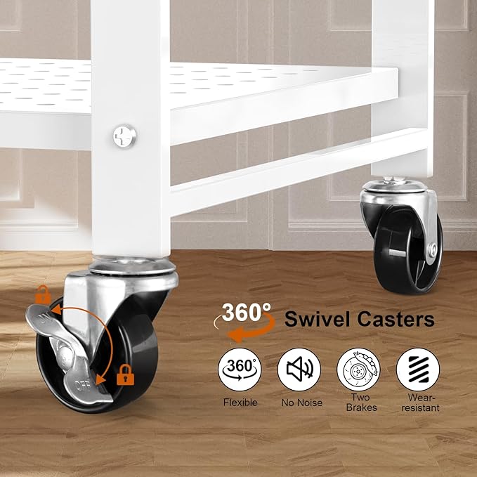 Himix 5-Tier Storage Folding Shelf