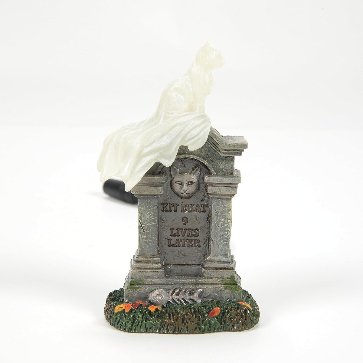 Department 56 Village Collection Accessories Halloween Kit E. Kat Cat Ghost o...