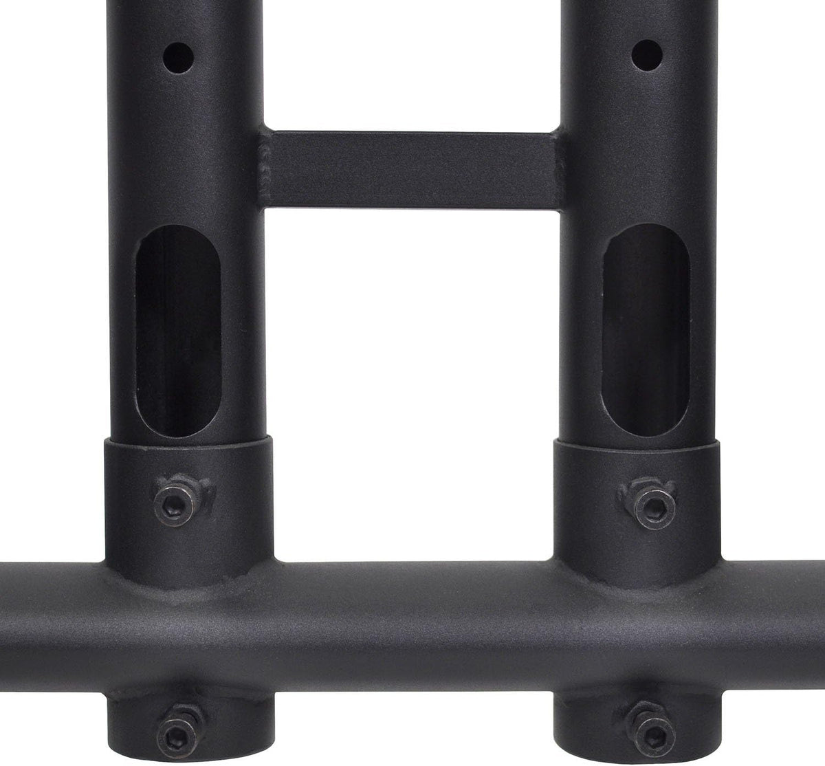 LUXOR Adjustable Height Rolling TV Stand