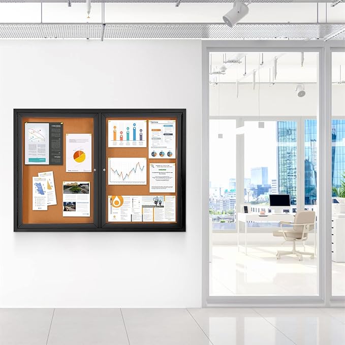 Enclosed Bulletin Board Outdoor Noticeboard