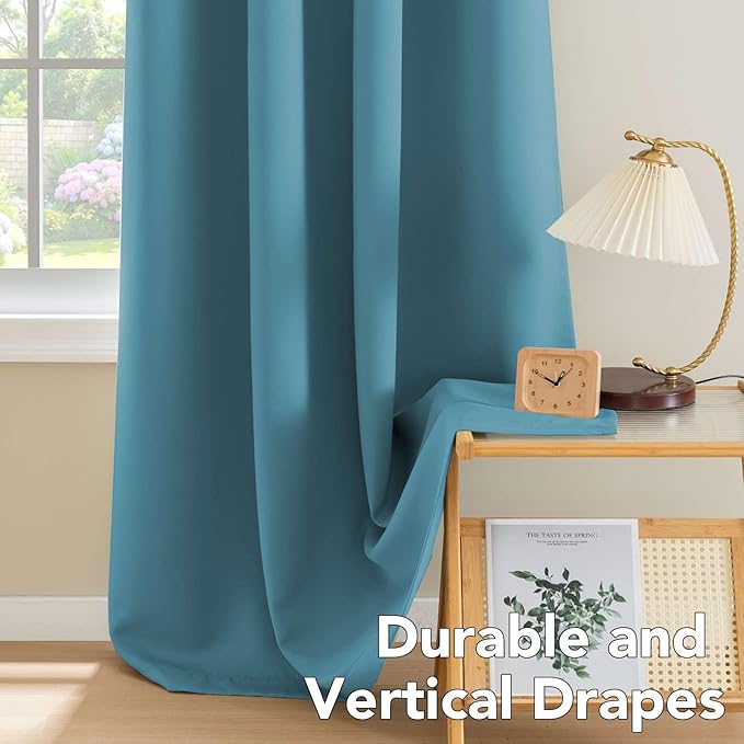 H.VERSAILTEX Premium Blackout Thermal Insulated Room Darkening Curtains