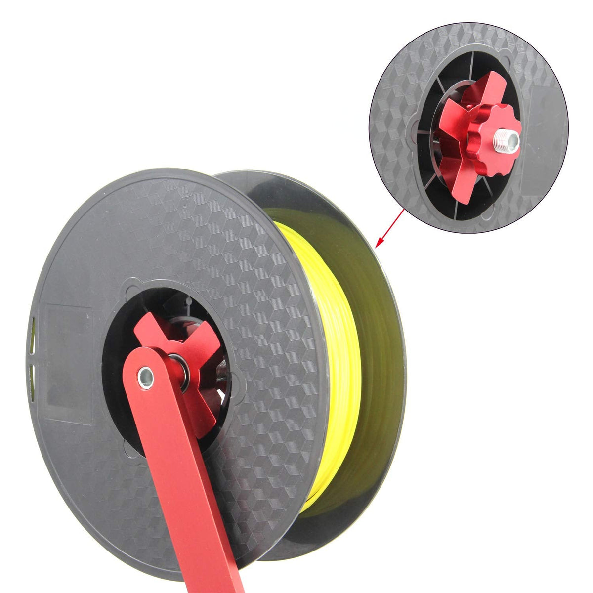 3D Printer Filament Holder Rotate Spool with Base Filament Mount Rack Bracket...