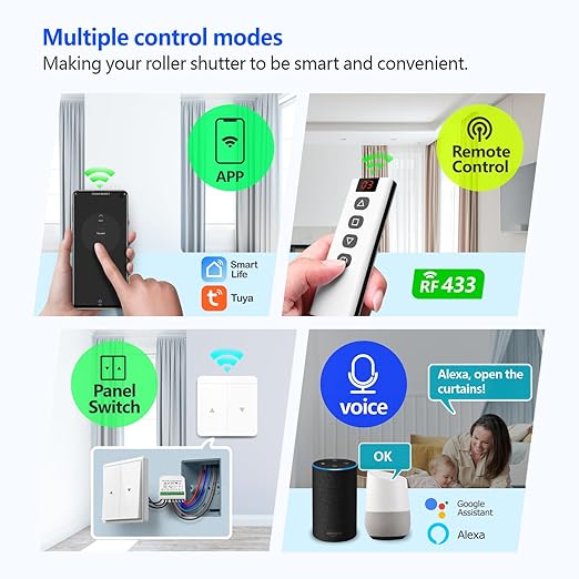 DieseRC 5pcs Wireless Smart Roller Shutter Controller