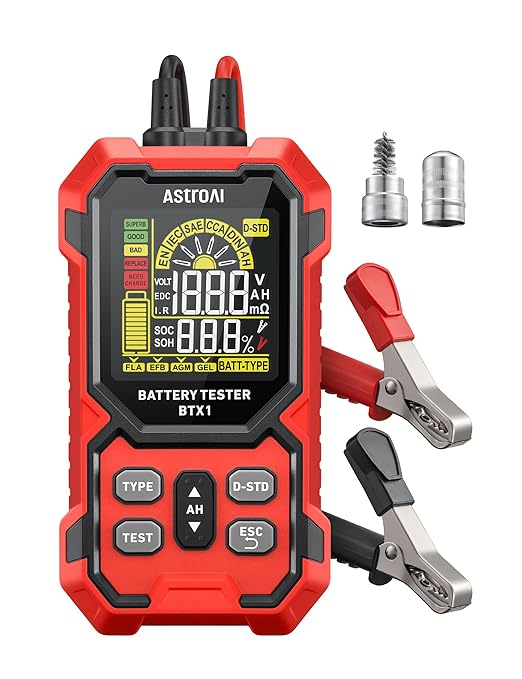 AstroAI Car Battery Tester, 12V/24V Digital Automotive Meter Diagnostic Tool