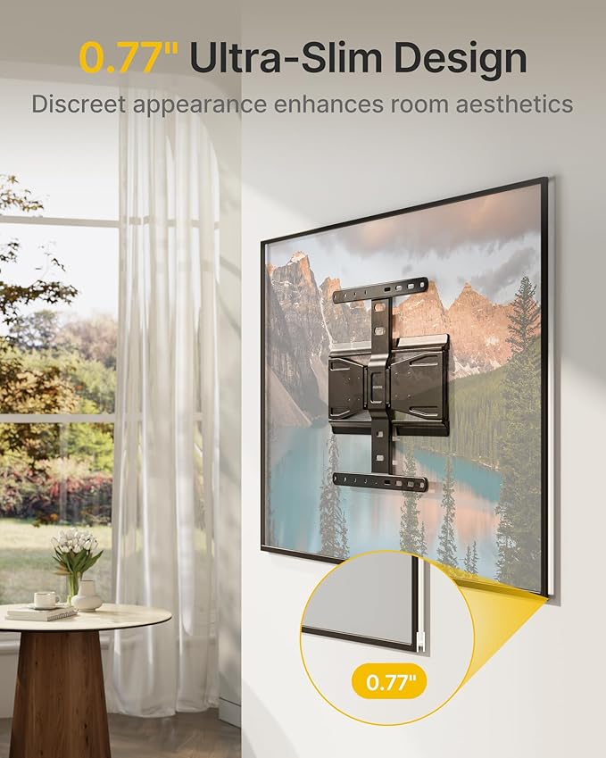 monTEK 0.77" Ultra Slim TV Wall Mount