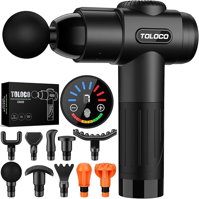 TOLOCO Massage Gun, Deep Tissue Back Massage