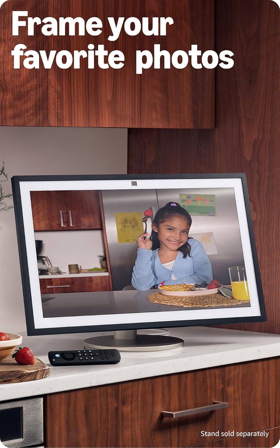 Amazon Echo Show 21 (newest model), Full HD 21" kitchen hub for home org...