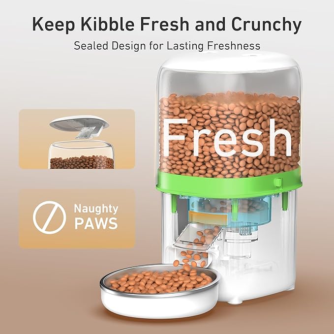 Automatic Cat Feeder - 4L Timed Auto Pet Feeder