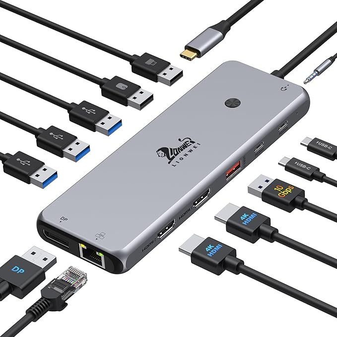 13 in 1 USB C Docking Station