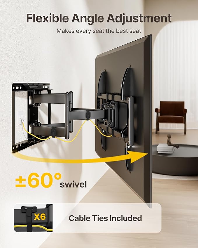 monTEK Heavy Duty TV Wall Mount