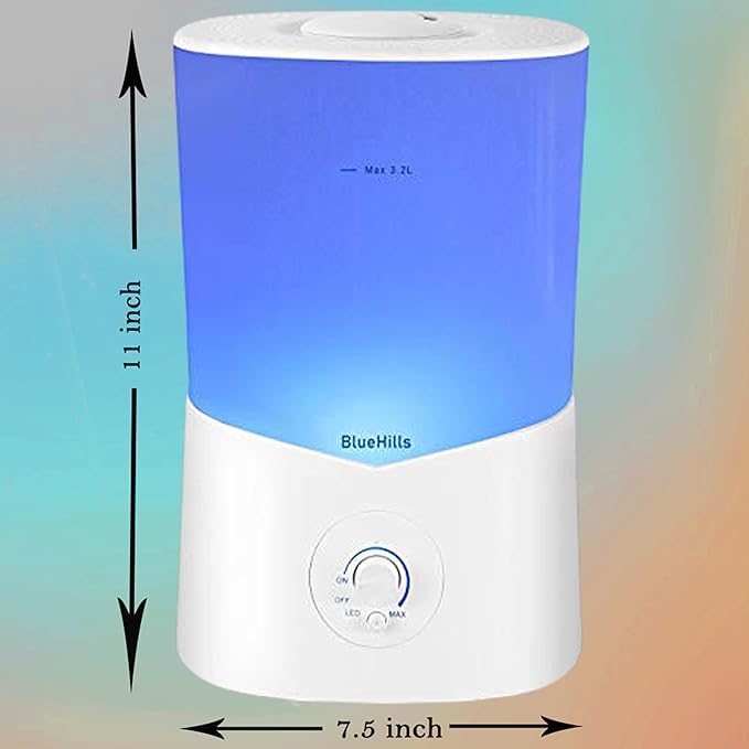 BlueHills Premium 3000 ML XL Essential Oil Diffuser Aroma Humidifier 3 Liter