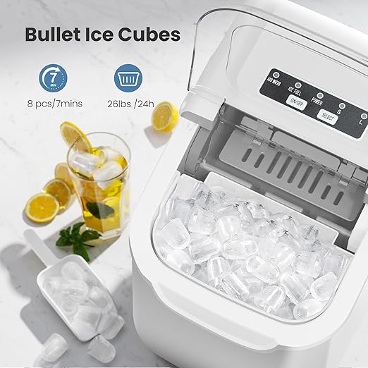 Crzoe Ice Makers Countertop
