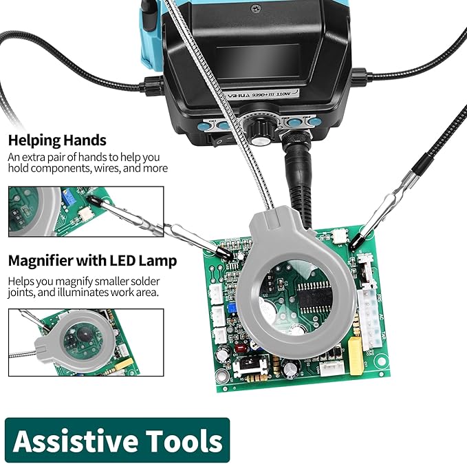 YIHUA 939D+ III EVO Digital Soldering Iron Station Kit 110W High Power