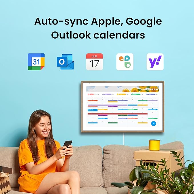 ApoloSign 21.5" Digital Calendar: Dual Mode Calendars