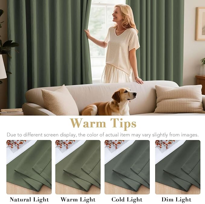 H.VERSAILTEX Ultra Soft Microfiber Thermal Insulated Antique Copper Grommet (...