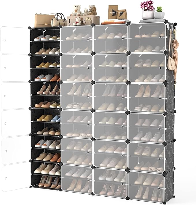 Portable Shoe Rack Organizer (96 Pairs)