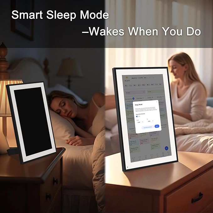 10.1 Inch Smart Digital Calendar & Chore Chart Full HD Touchscreen Displa...