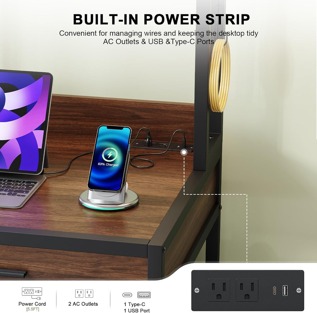 3D Printer Stand with Filament Storage,Shelf for 3D Printer