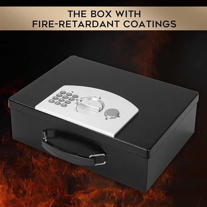 Dalmbox Portable Metal Safe Box