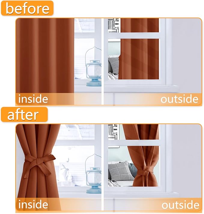 Hiasan Fall Grommet Blackout Curtains
