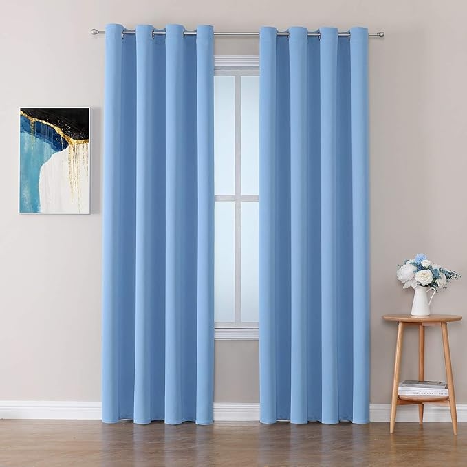 ChrisDowa Grommet Room Darkening Curtains