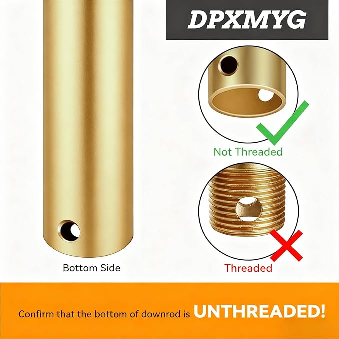 DPXMYG 36 inch Ceiling Fan Downrod