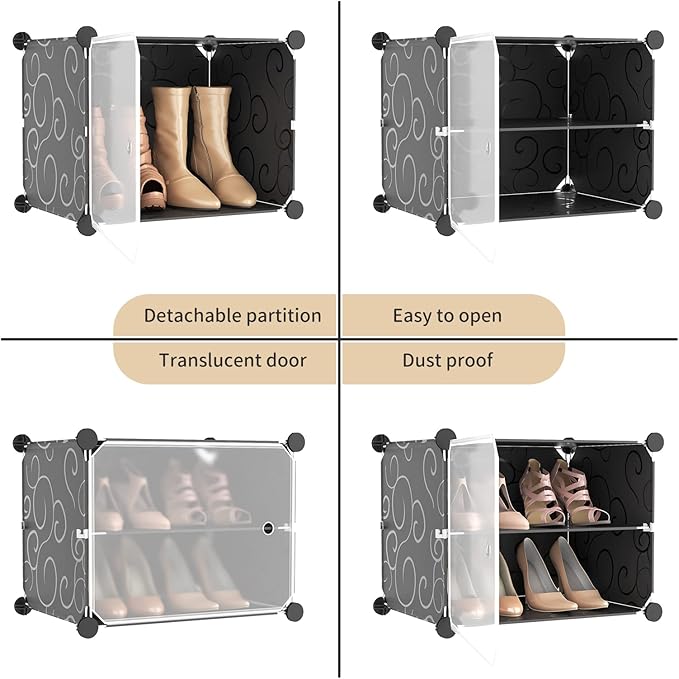 Portable Shoe Rack Organizer (96 Pairs)