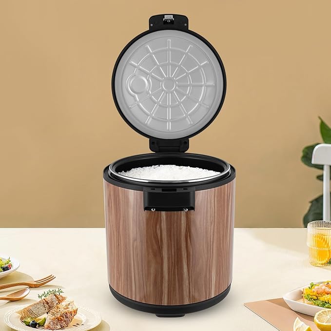 Commercial Electric Rice Warmer, Stainless Steel Rice Warmer Heavy Duty 6Gal