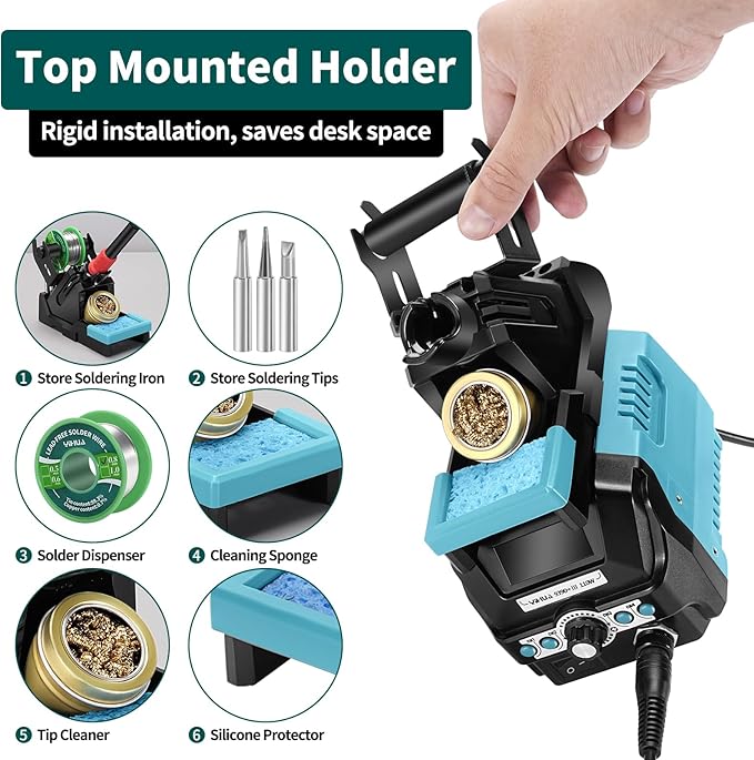 YIHUA 939D+ III EVO Digital Soldering Iron Station Kit 110W High Power