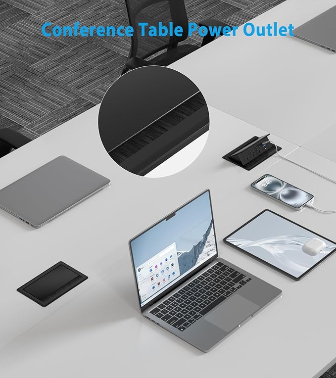 Recessed Conference Table Power Hub