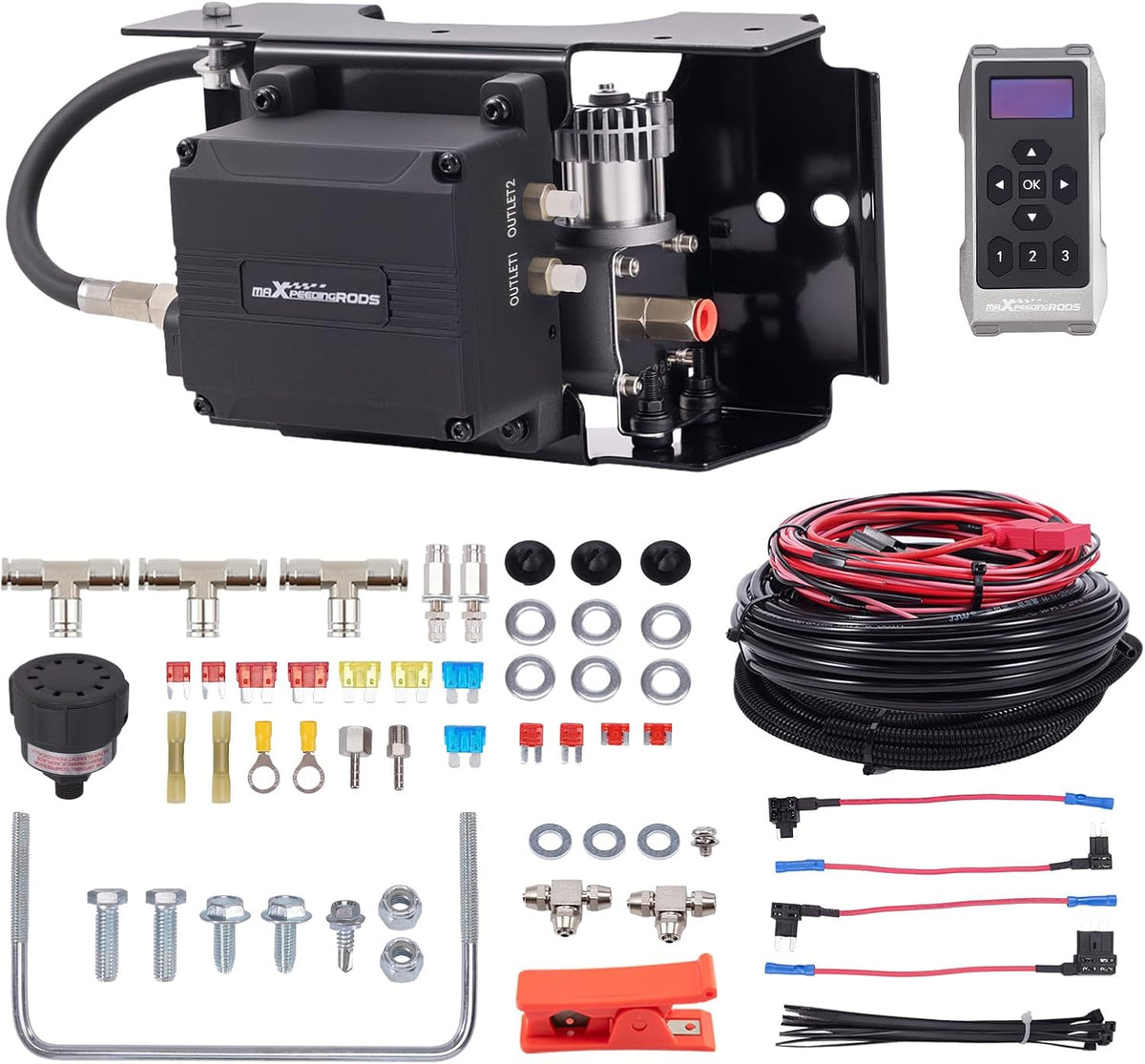 maXpeedingrods Dual Path Wireless On Board Air Compressor System