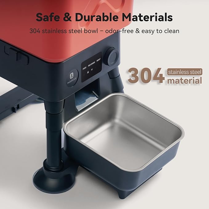 14L Automatic Dog Feeder for Large Breed – Extra Large Capacity, Anti-Blockage