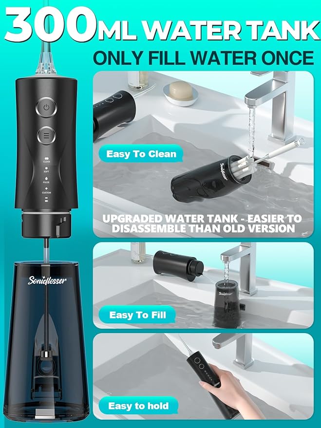 Portable Water Flosser for Teeth Pick
