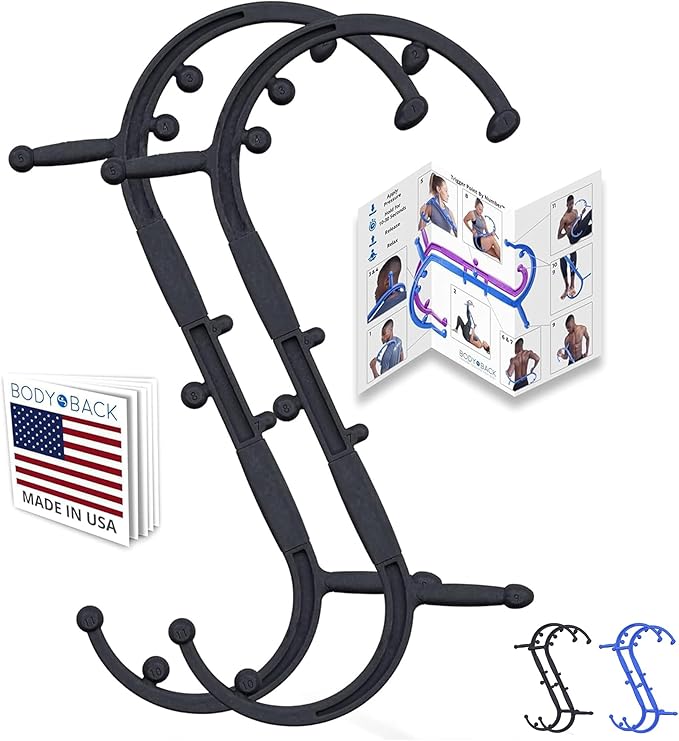 Body Back Buddy Elite Trigger Point Massage Tool, Neck and Back Massager