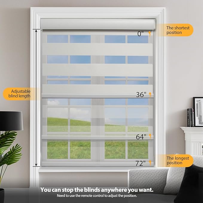 MUSCLEAREA Motorized Blinds