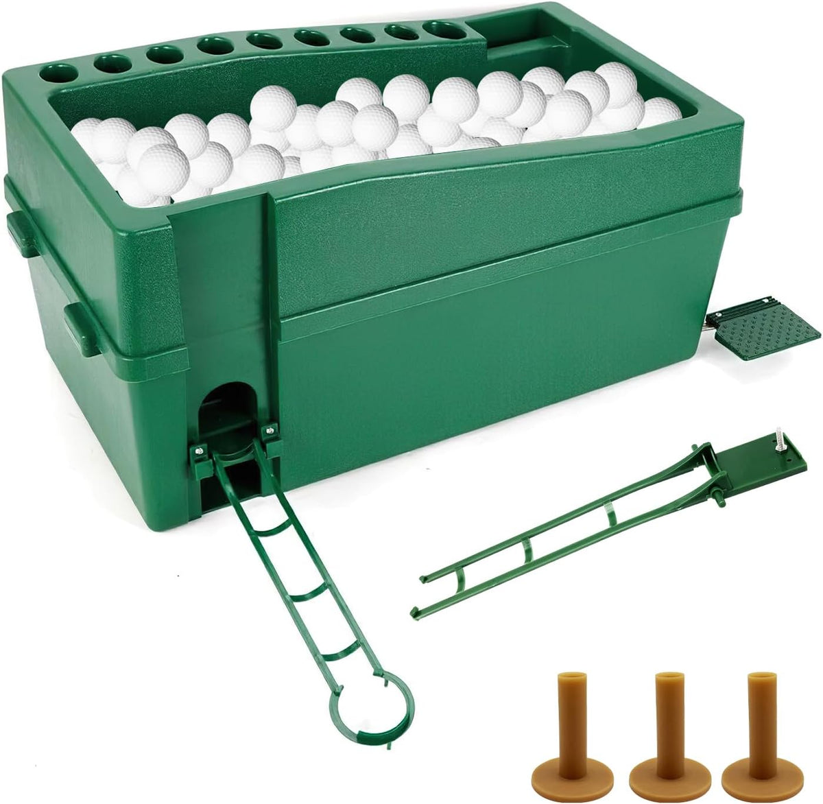 WBM Automatic Golf Tee Machine, Golf Ball Dispenser Tee, Golf Swing Trainer