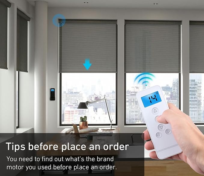 14 Channel Controller for Roller Shades Remote Control for Motorized Windows