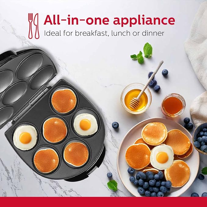 Holstein Housewares Non-Stick 6-Section Multi-Food Maker