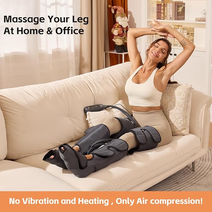 SHINE WELL Leg Compression Massager, Air Compression Massager