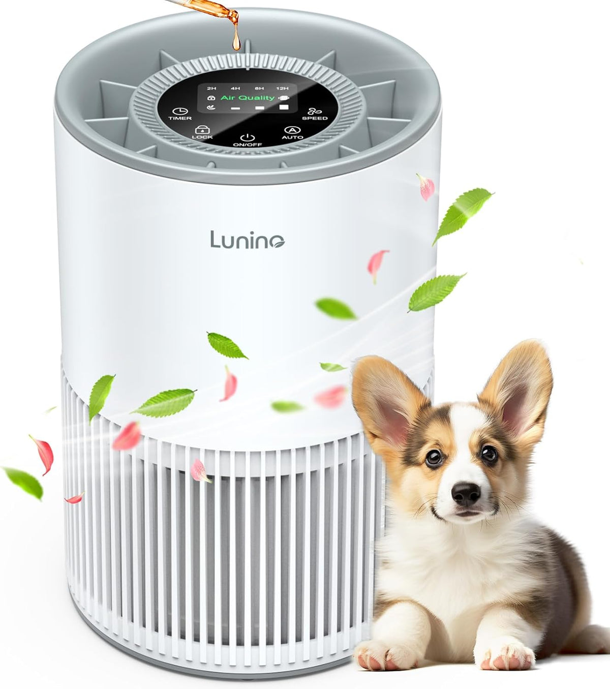 Air Purifiers for Home Large Room up to 1200ft², LUNINO H13 True HEPA Air Pur...