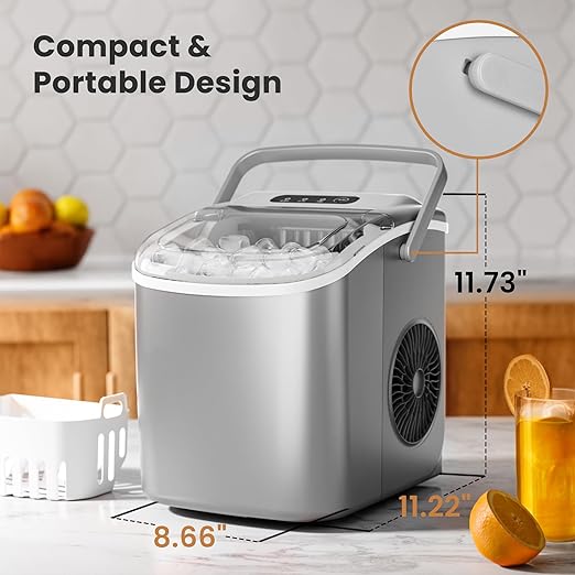 Portable Countertop Ice Maker Machine