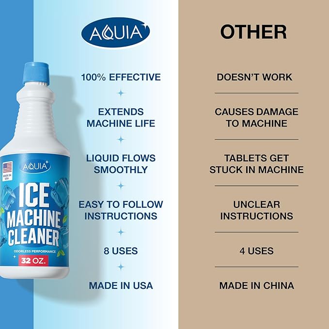 Ice Machine Cleaner and Descaler 32oz 2-Pack | Ice Maker Cleaner
