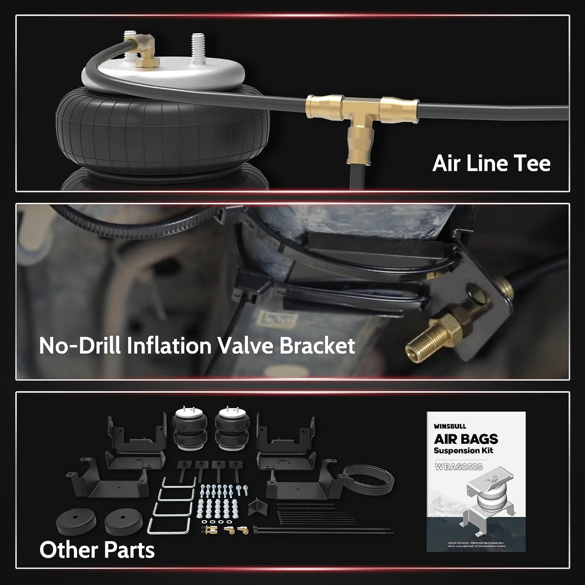 Air Bags Suspension Kit for 2009-2014 Ford F150 Towing
