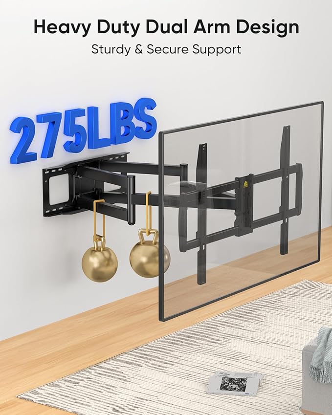 FORGING MOUNT Heavy Duty XXL Full Motion TV Wall Mount