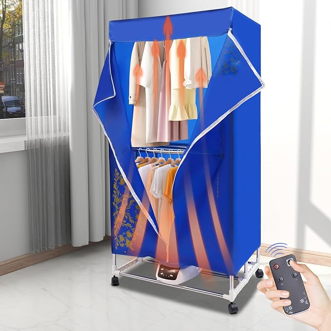 Portable Clothes Dryer, 110V Clothes Dryer Portable Travel Dryer Machine