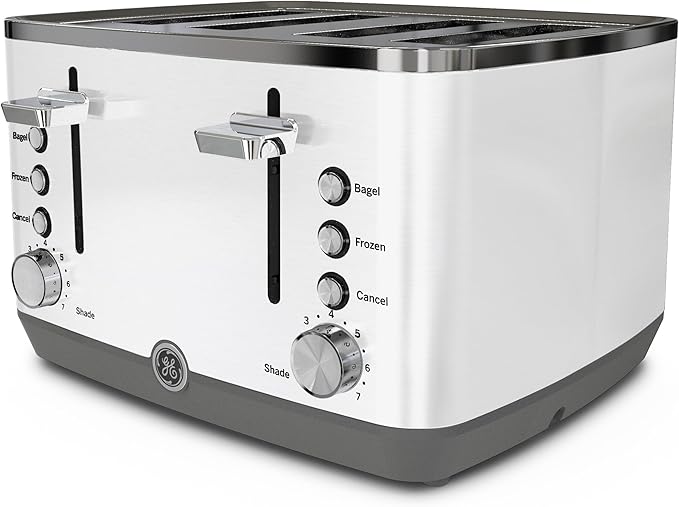 GE 4 Slice Toaster | Extra Wide Slots