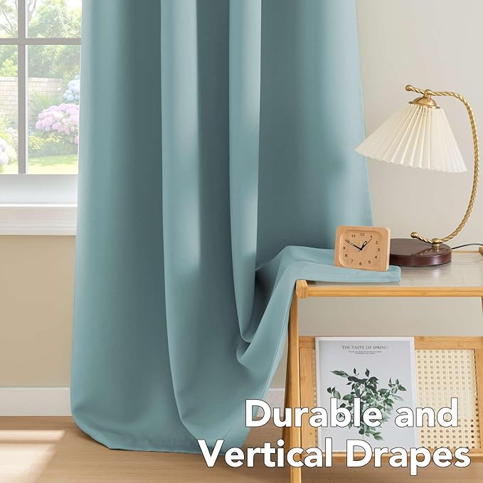 H.VERSAILTEX Blackout Window Treatment Curtains/Panels, Thermal Insulated Roo...