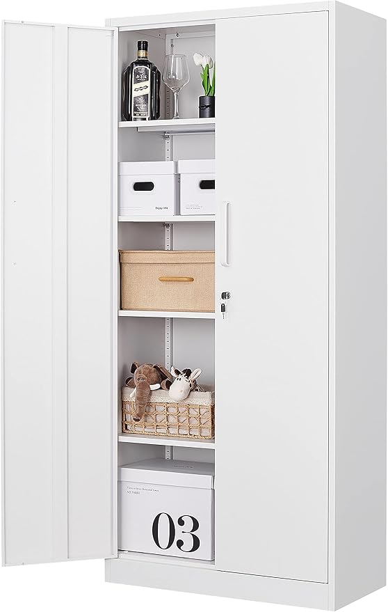 Metal Storage Cabinet-71” Tall Steel File Cabinets