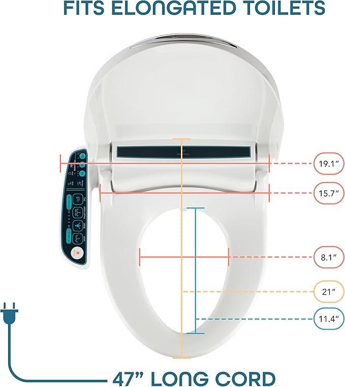 BidetMate 2000 Series Electric Bidet Toilet Seat