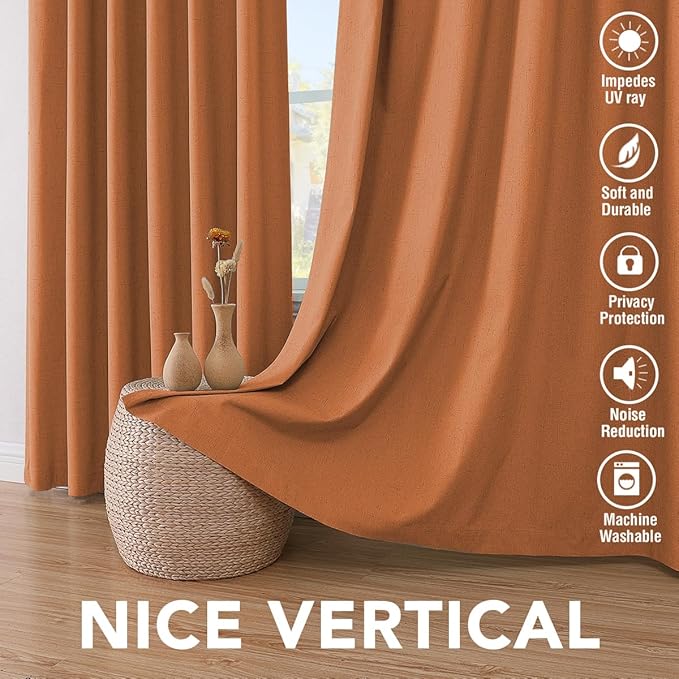H.VERSAILTEX Halloween Curtains 100% Blackout Curtains